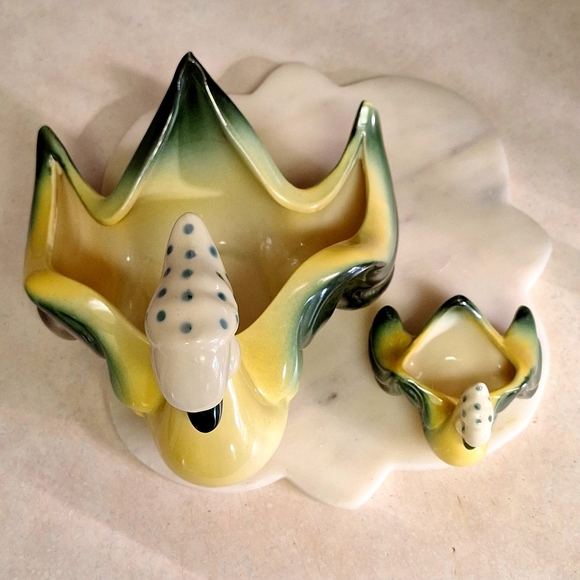 Sale! HULL POTTERY U.S.A. VERY RARE 70'S -Mother Goose & Gosling set - Picture 4 of 12